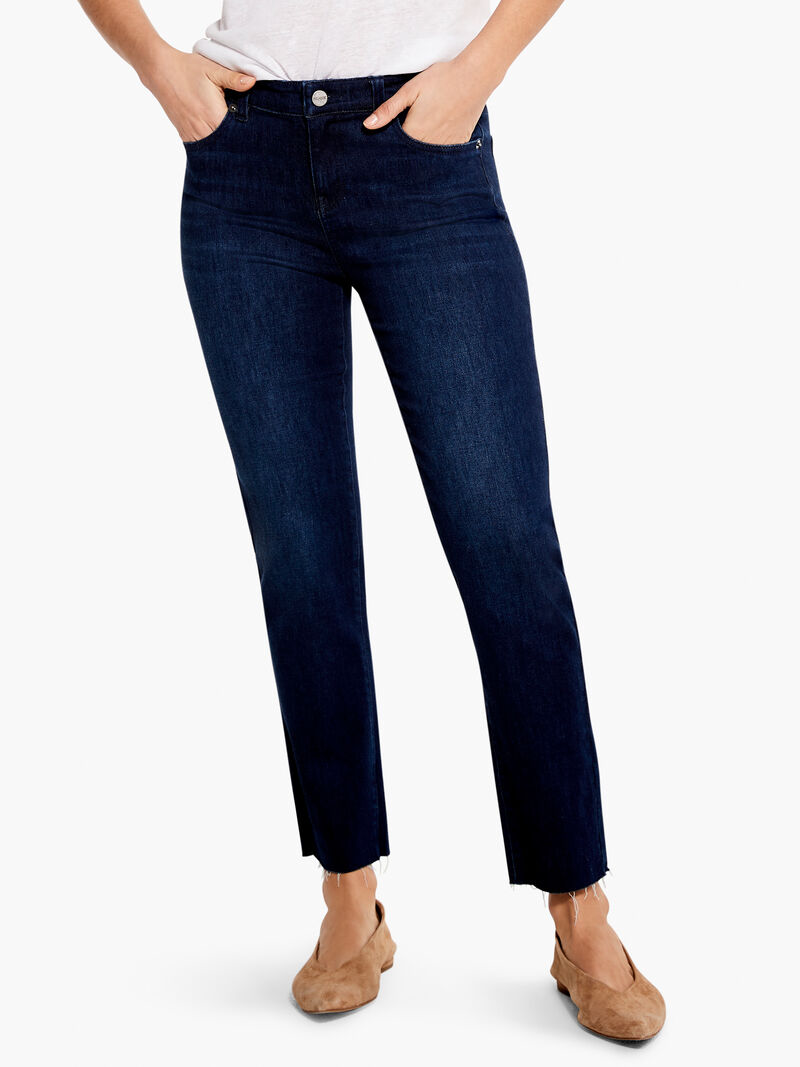 Nic + Zoe 28" Mid Rise Straight Ankle Jeans