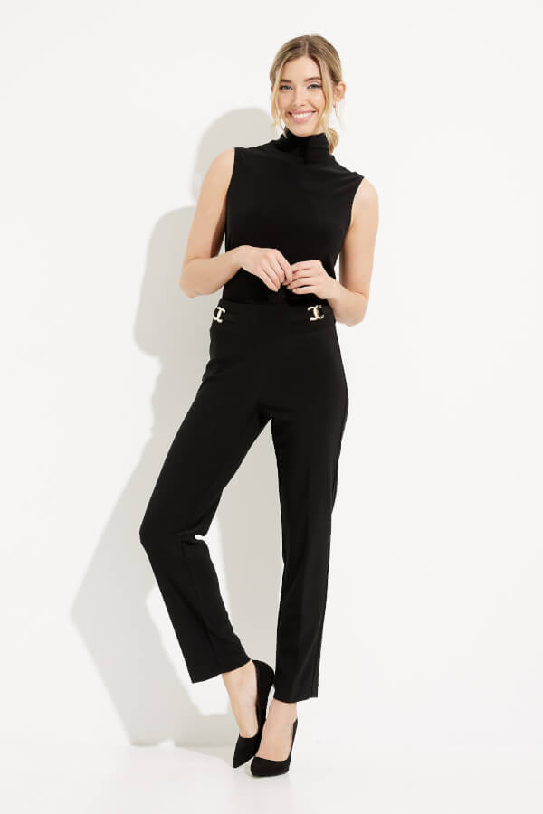 Joseph Ribkoff Buckle Detail Pants Style 233180