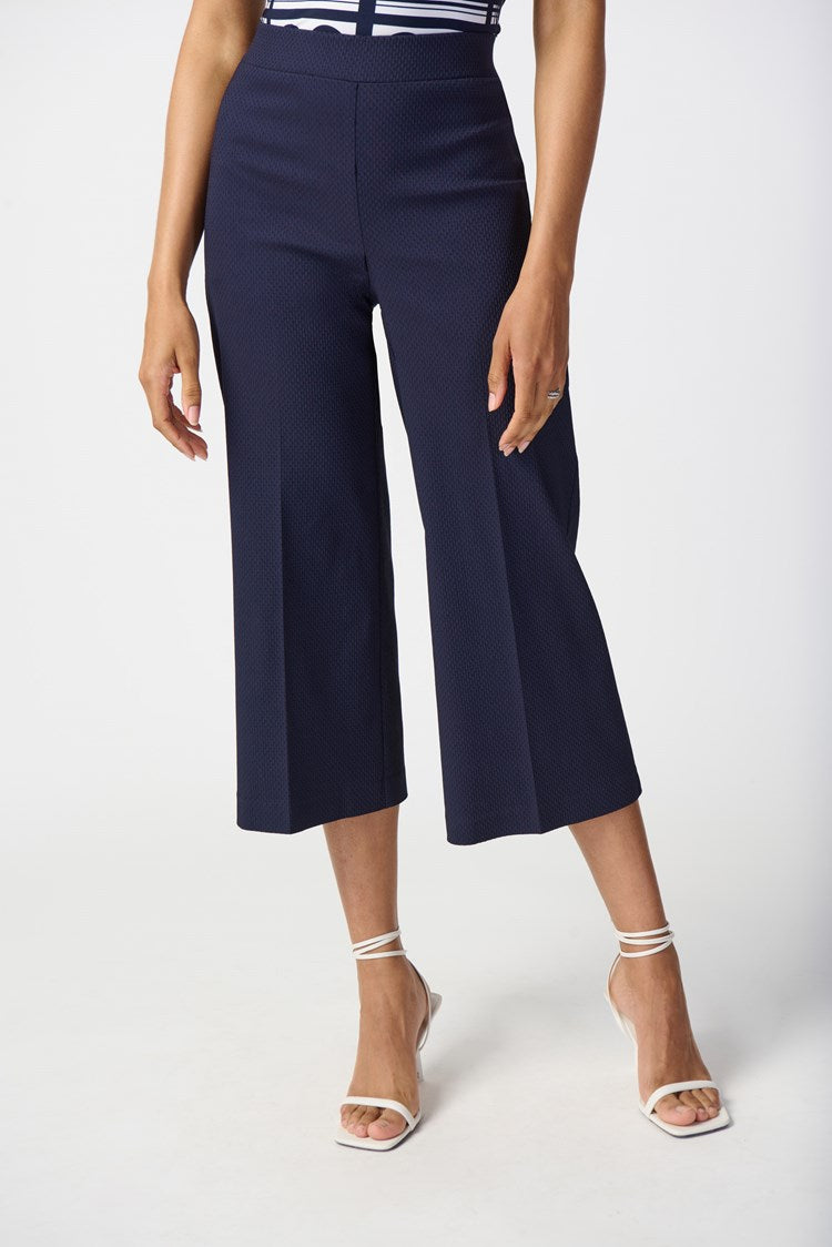 Jacquard Pull-On Culotte Pants Style 241273